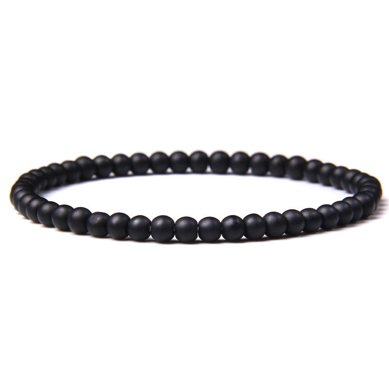 Casual Retro Geometric Natural Stone Agate Bracelets In Bulk