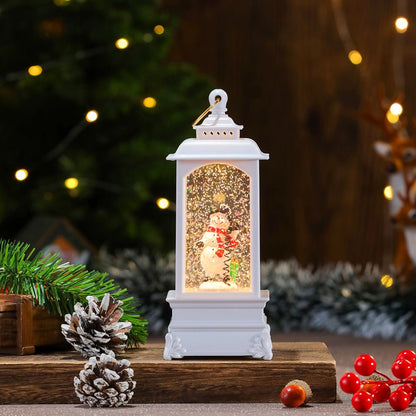 Christmas Cute Christmas Tree Santa Claus Snowman PC Party Festival Ornaments Led Lights Night Lights