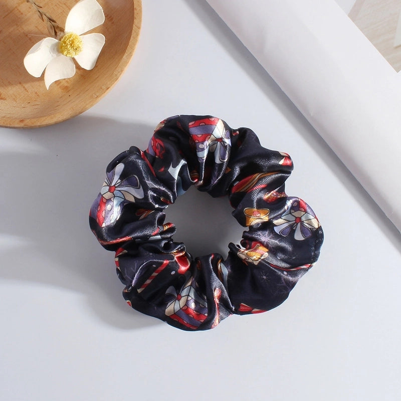 Classic Style Women's Plaid Snowflake Cloth Hair Tie
