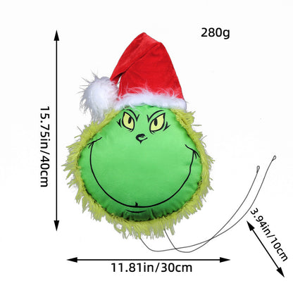 Plush Toy Grinch Green Furry Monster Doll Christmas Green Grinch Plush Toy