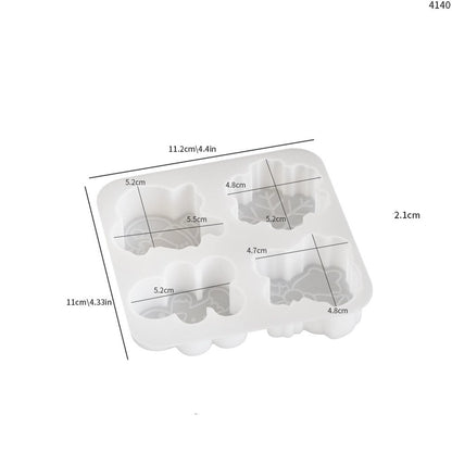 Christmas Cute Solid Color Silica Gel