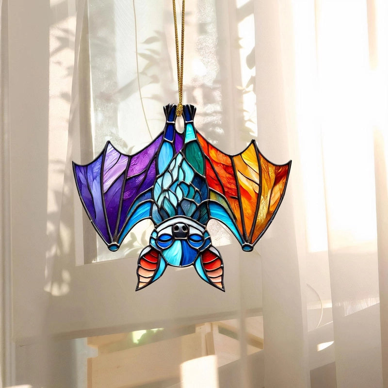 Halloween Modern Style Animal Bat Arylic Window Accessories