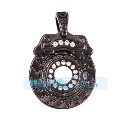 1 Piece Copper Geometric Heart Shape Snowflake Pendant Jewelry Accessories