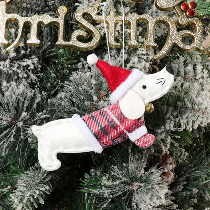 Christmas Fashion Dog Nonwoven Party Hanging Ornaments