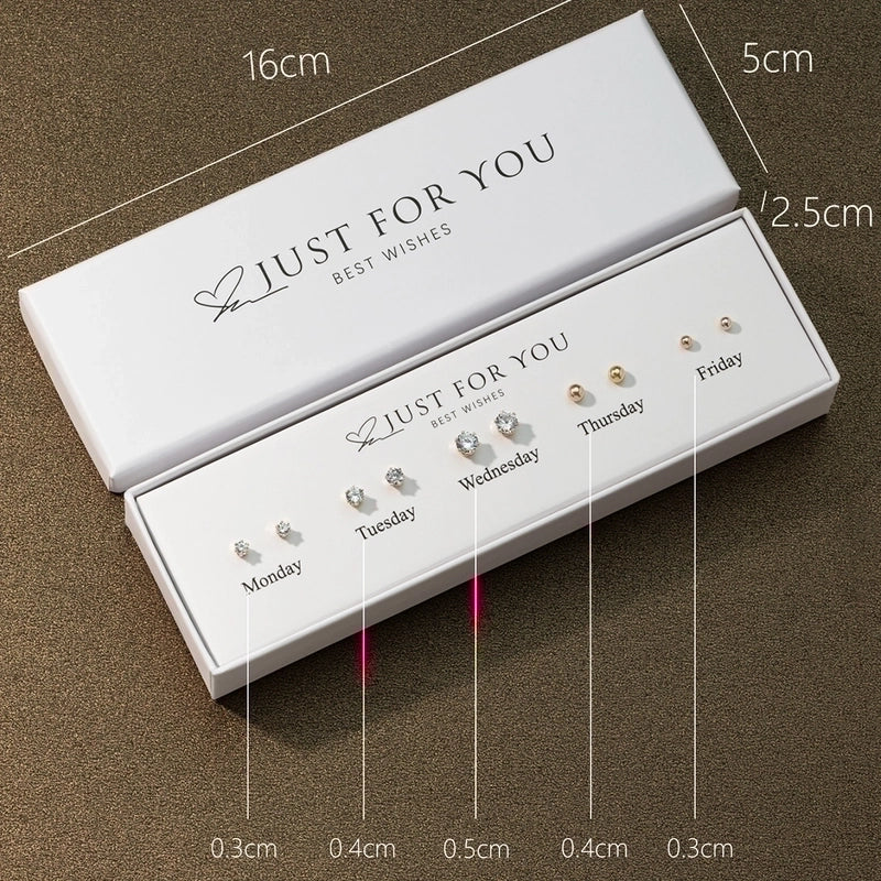 1 Set Cute Animal Sunflower Fruit Inlay Copper Artificial Pearls Zircon 14K Gold Plated Cartilage Earrings