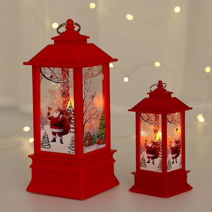 Christmas Retro Santa Claus Plastic Party Lightings