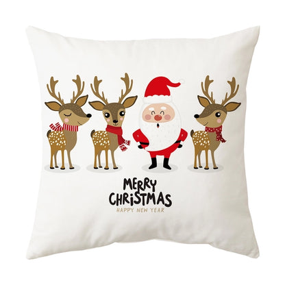 Classical Letter Short Plush Throw Pillow