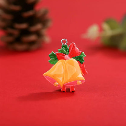 Christmas Resin Hanging Ring Small Pendant Diy Accessories Christmas Tree Decoration Supplies Small Pendant Hanging Ornament