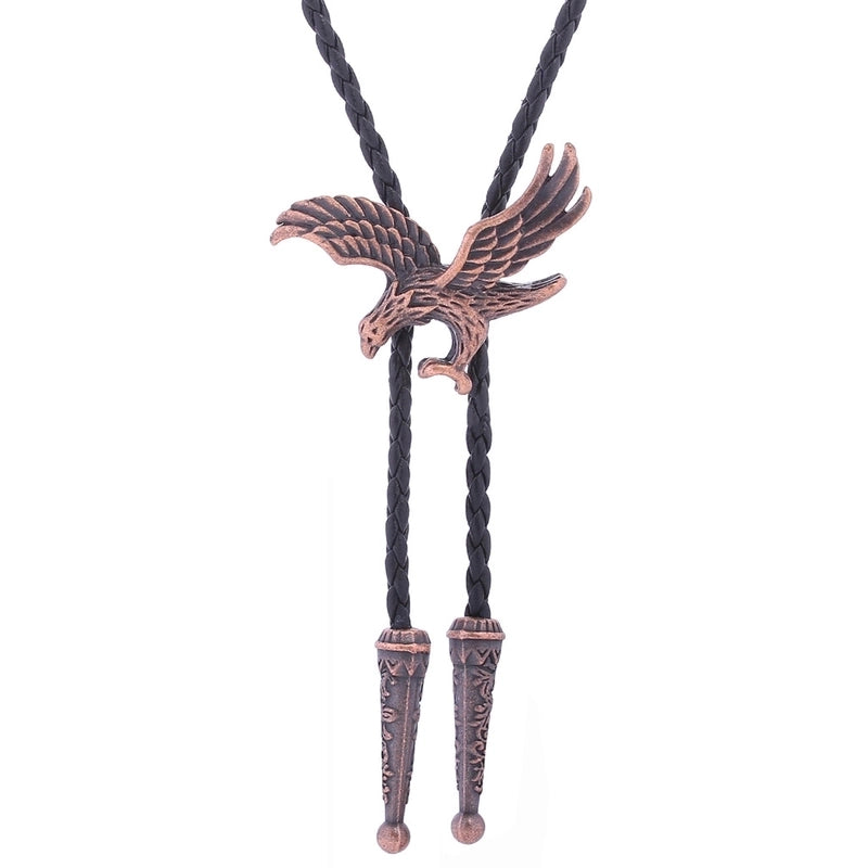 Punk Classic Style Star Cattle Skull Alloy Leather Rope Halloween Unisex Bolo Ties