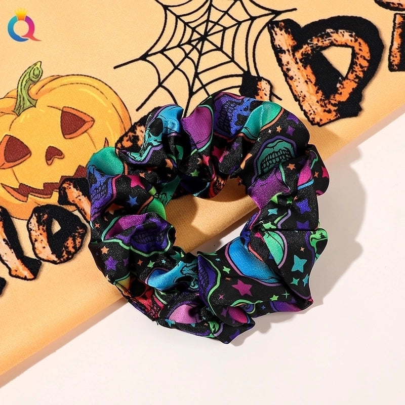 Halloween Funny Pumpkin Hair Tie