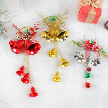 Christmas Casual Bell Plastic Party Hanging Ornaments Decorations