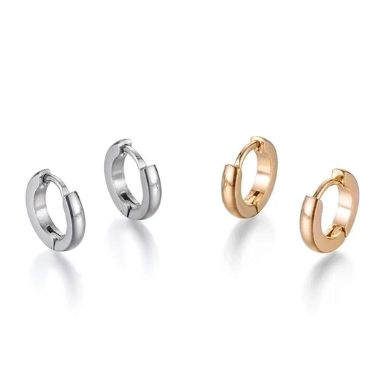 Minimalist Geometric Polishing Stainless Steel No Inlaid Stainless Steel Earrings