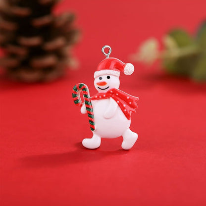 Christmas Resin Hanging Ring Small Pendant Diy Accessories Christmas Tree Decoration Supplies Small Pendant Hanging Ornament