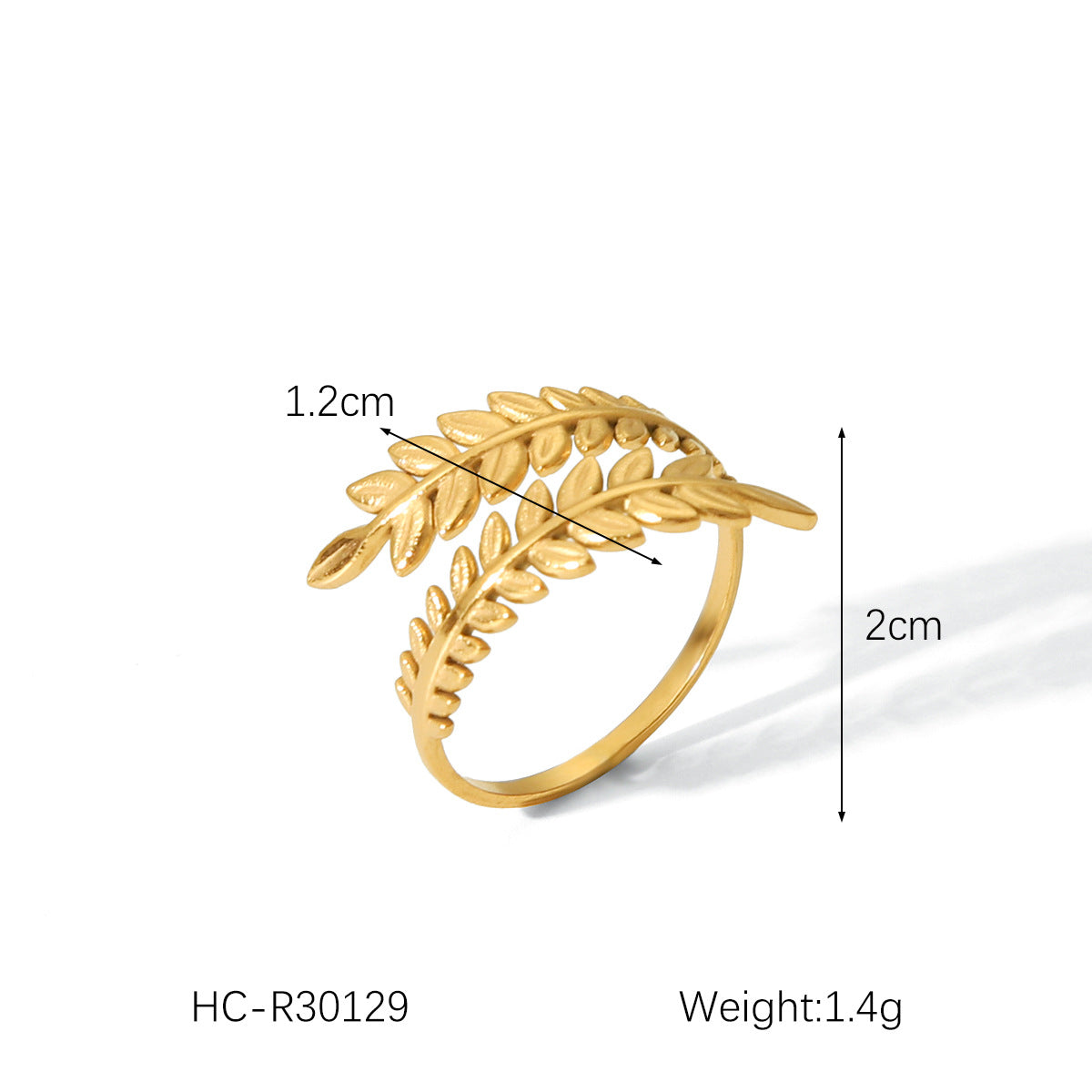 IG Style Open Ring Stripe Round Circle Geometric Stainless Steel Electroplating Rings