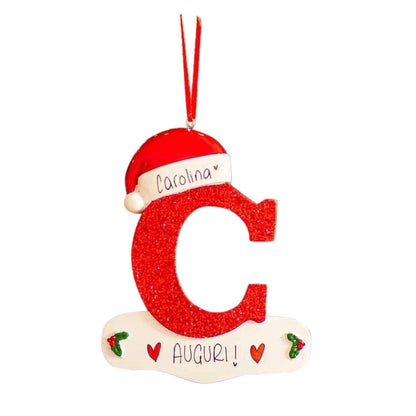 Cross-border Hot 26 English Letters Car Pendant Christmas Tree Decorative Ornaments Home Decorations