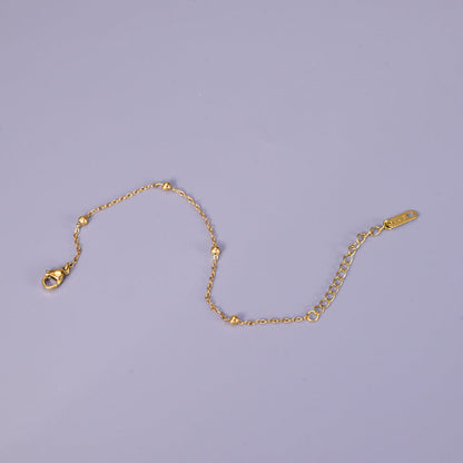 Unisex Korean Heart Anklets