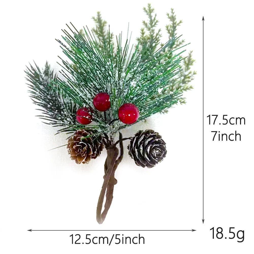 Pine Needles Pine Cones Christmas Tree Accessories Gift Box Decoration Real Flowers Christmas Decoration Desktop Ornaments Christmas