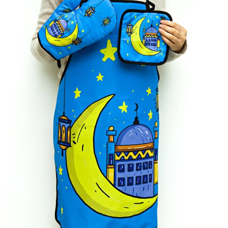 Christmas Vacation Tie Dye Polyester Apron 1 Set