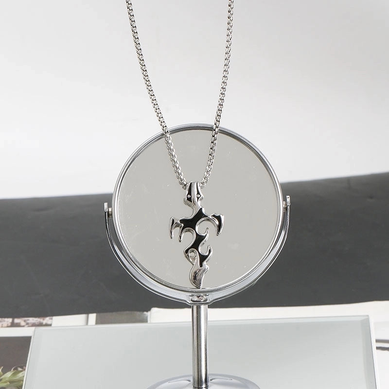 Hip-hop Animal Cartoon Character Alloy Titanium Steel Pendant Necklace In Bulk