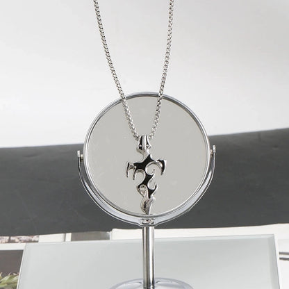 Hip-hop Animal Cartoon Character Alloy Titanium Steel Pendant Necklace In Bulk