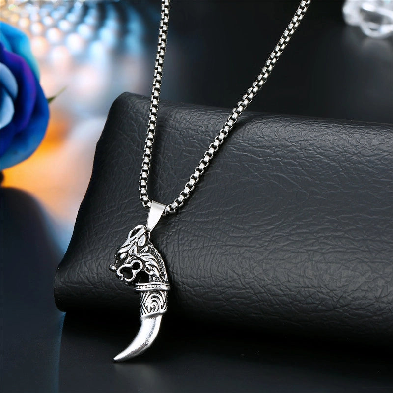 Retro Skull Alloy Plating Halloween Unisex Necklace