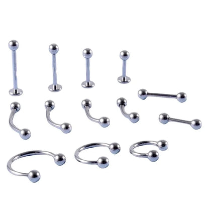 2 Pieces Ear Cartilage Rings & Studs Fashion Geometric G23 Titanium Polishing