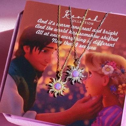 Copper Gold Plated Casual Minimalist Inlay Sun Artificial Opal Zircon Rings Earrings Necklace