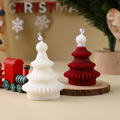 Elegant Romantic Christmas Tree Silica Gel Scented Candle