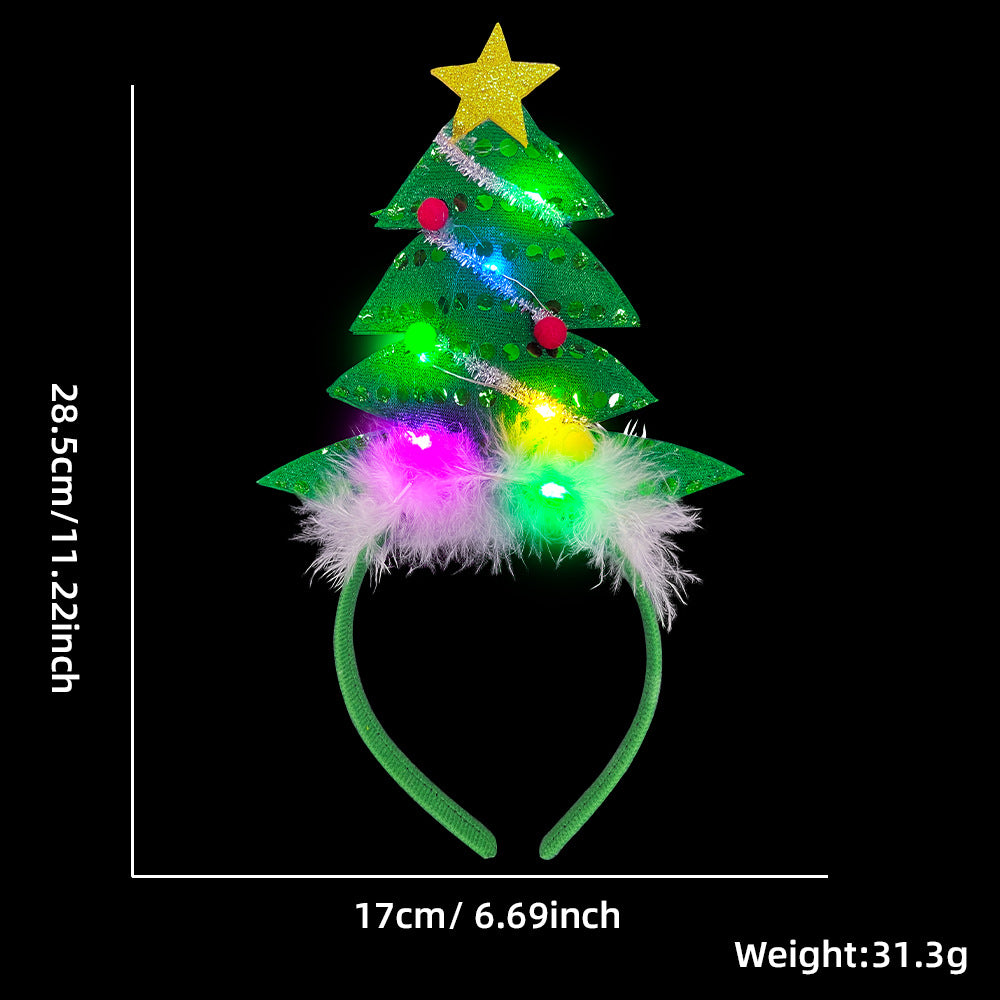 Christmas Cartoon Style Cute Exaggerated Christmas Hat Plastic Festival Street Headband