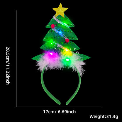 Christmas Cartoon Style Cute Exaggerated Christmas Hat Plastic Festival Street Headband