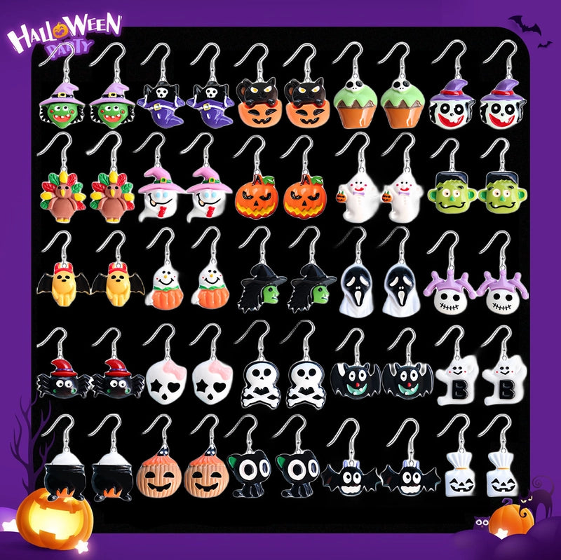 Halloween Cute Funny Halloween Pattern Resin Holiday Party