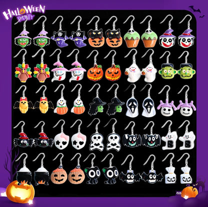 Halloween Cute Funny Halloween Pattern Resin Holiday Party
