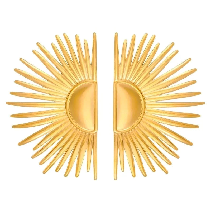 1 Pair Elegant Streetwear Geometric Plating 304 Stainless Steel Ear Studs