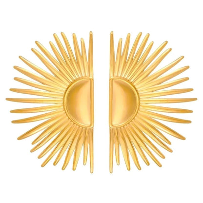 1 Pair Elegant Streetwear Geometric Plating 304 Stainless Steel Ear Studs