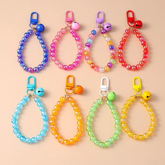Cute Sweet Bell Arylic Alloy Bag Pendant Keychain