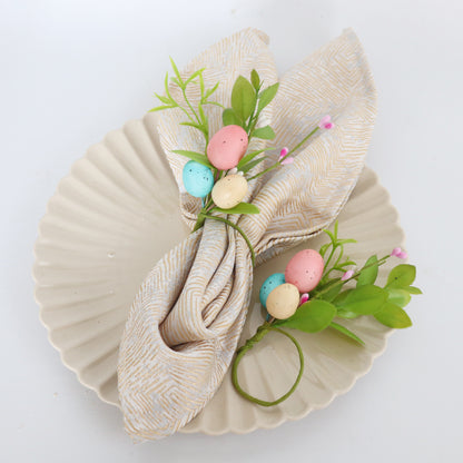 2 Pieces Can Be Matched With Christmas Decoration Pine Needle Napkin Rings For Hotel And Home Use Napkin Holders