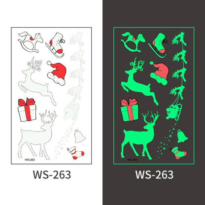 Christmas Santa Claus Transfer Stickers Tattoos & Body Art 1 Piece