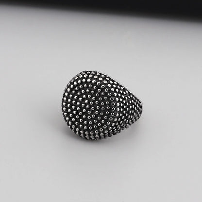 Punk Star Skull Titanium Steel Plating Halloween Men's Rings