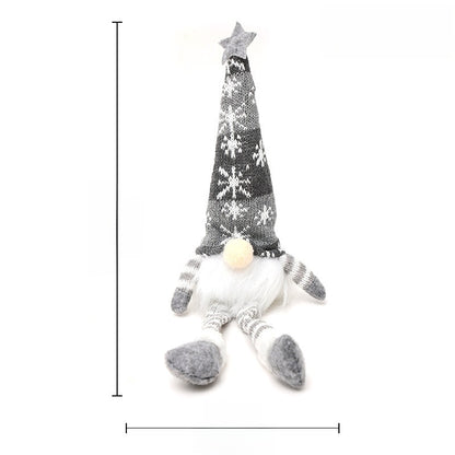 Christmas Glowing Doll Small Knitted Hat Faceless Doll With Light Gnome Decoration Ornament