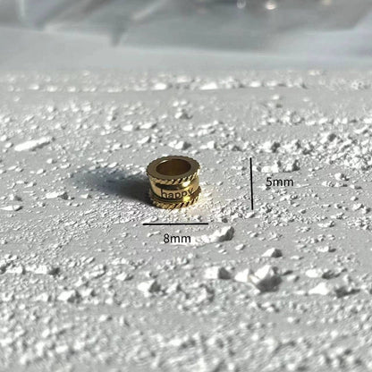 Retro Solid Color Titanium Steel Zircon Inlay Stainless Steel Necklaces