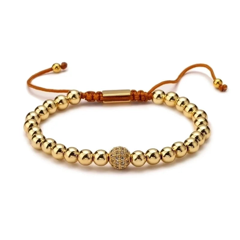 Retro Geometric Natural Stone Bracelets