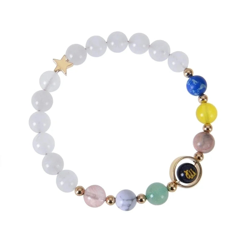 Minimalist Classic Style Constellation Natural Stone Bracelets In Bulk