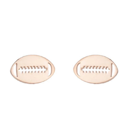 1 Pair Minimalist Solid Color Irregular Plating 304 Stainless Steel 18K Gold Plated Ear Studs