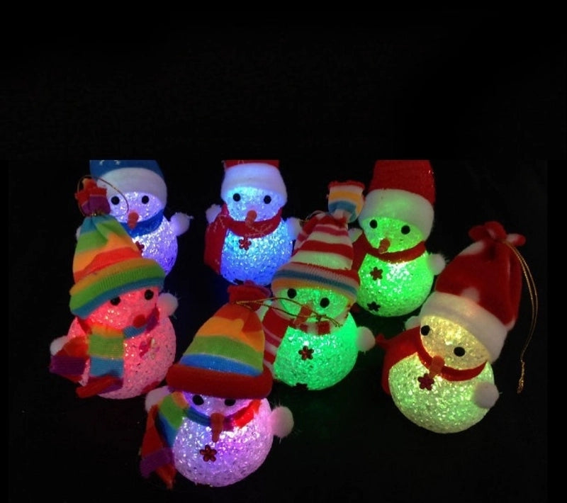 Glowing Christmas Snowman Night Light Christmas Night Light Christmas Decoration