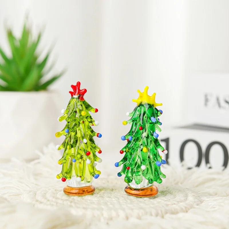 Christmas Minimalist Classic Style Christmas Tree Glass Indoor Festival
