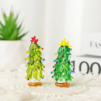 Christmas Minimalist Classic Style Christmas Tree Glass Indoor Festival