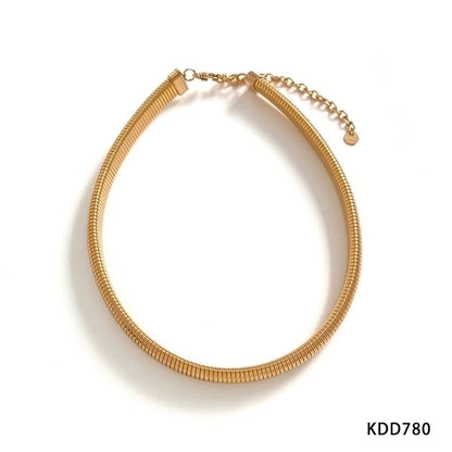 304 Stainless Steel Minimalist Solid Color Choker