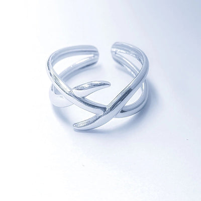 Minimalist Heart Shape Titanium Steel Open Rings