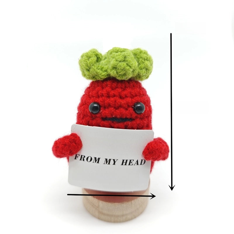 Cute Animal Fruit Vegetable Yarn Ornaments Artificial Decorations