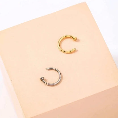 Simple Stainless Steel Piercing U-shaped Nose Ring Piercing Nose Ornaments